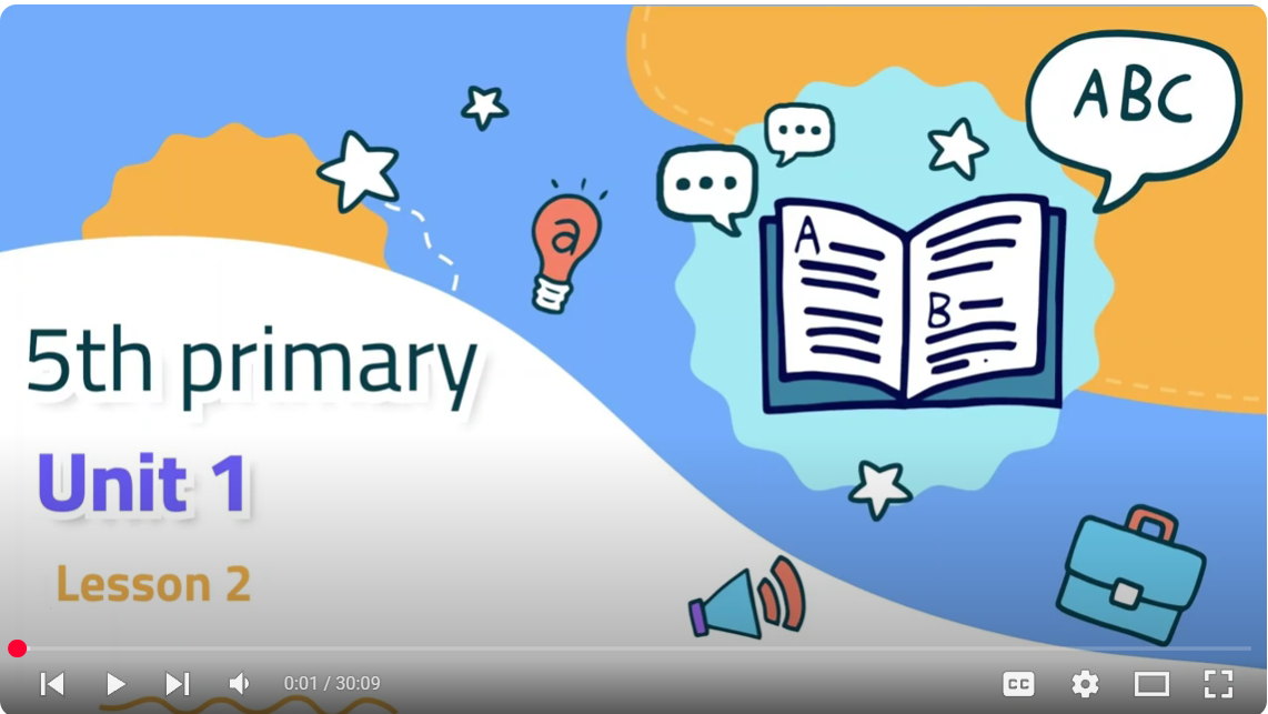 📚 الصف الخامس الابتدائي | الوحدة الأولى | الدرس الثانى| Food, Nature & Culture | 2026الدرس التانى